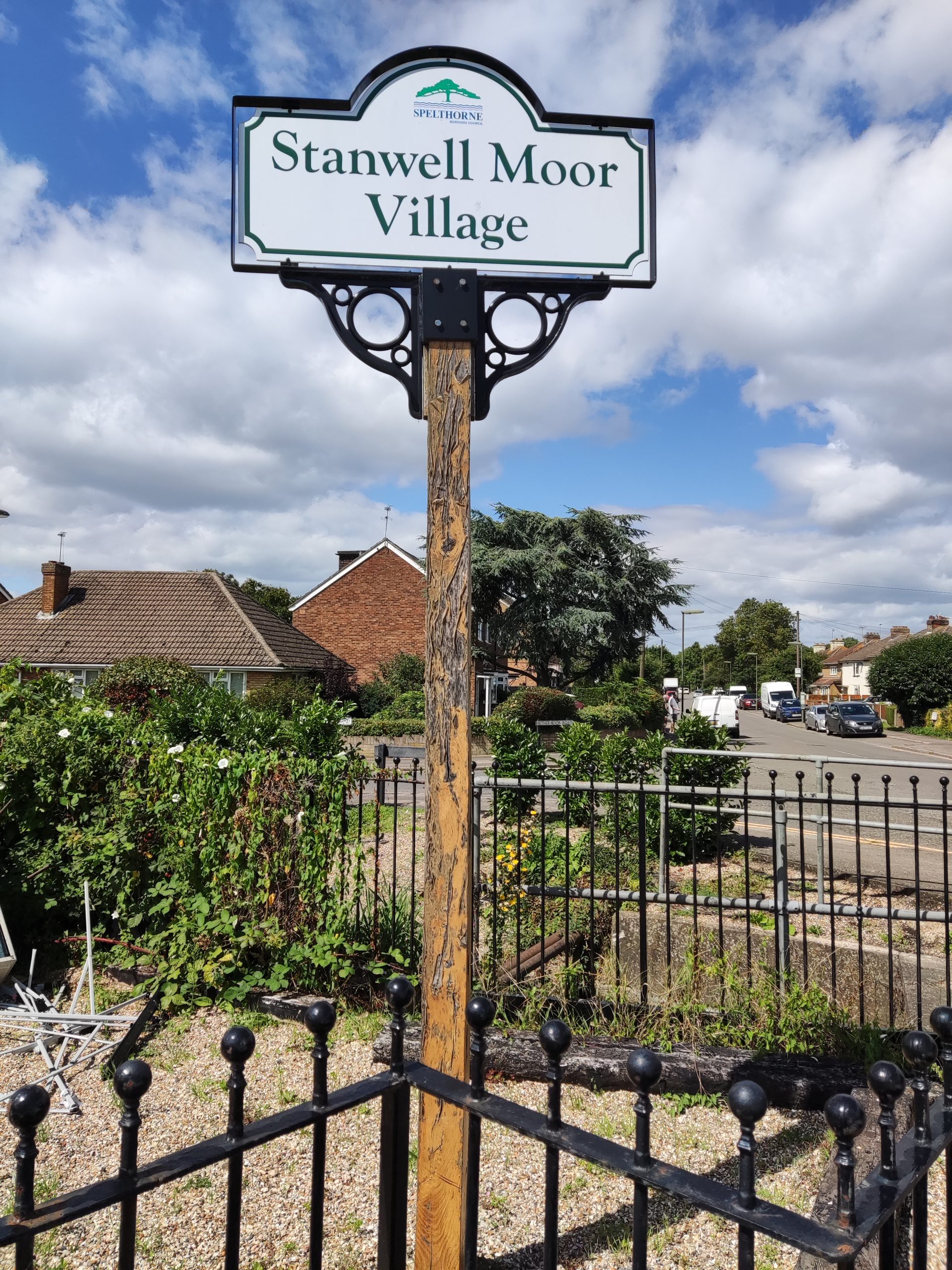 Stanwell Moor Village sign